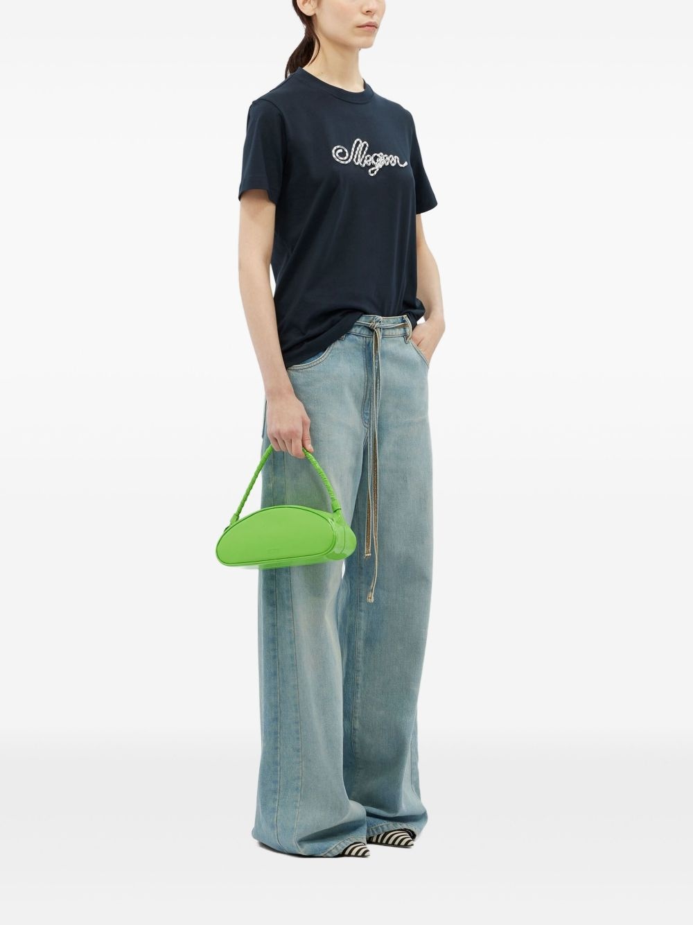logo-appliqué t-shirt - 2