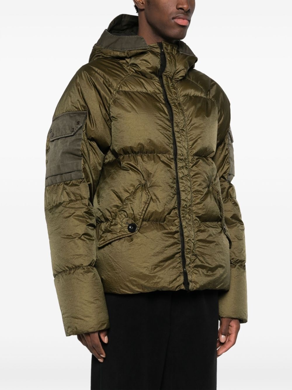 hooded padded jacket - 3