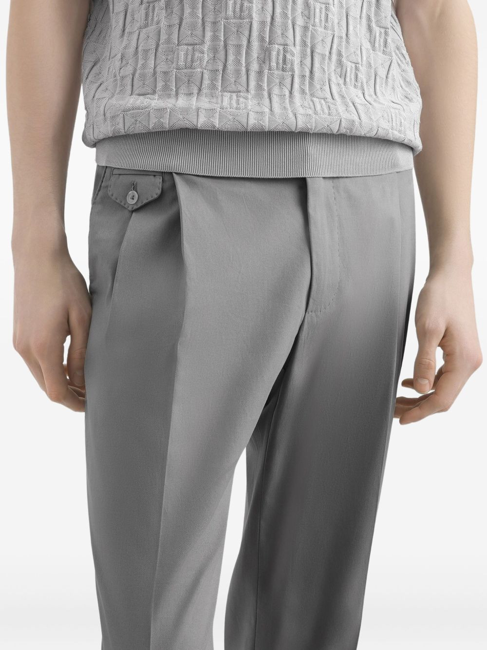 pleated tailored trousers - 4