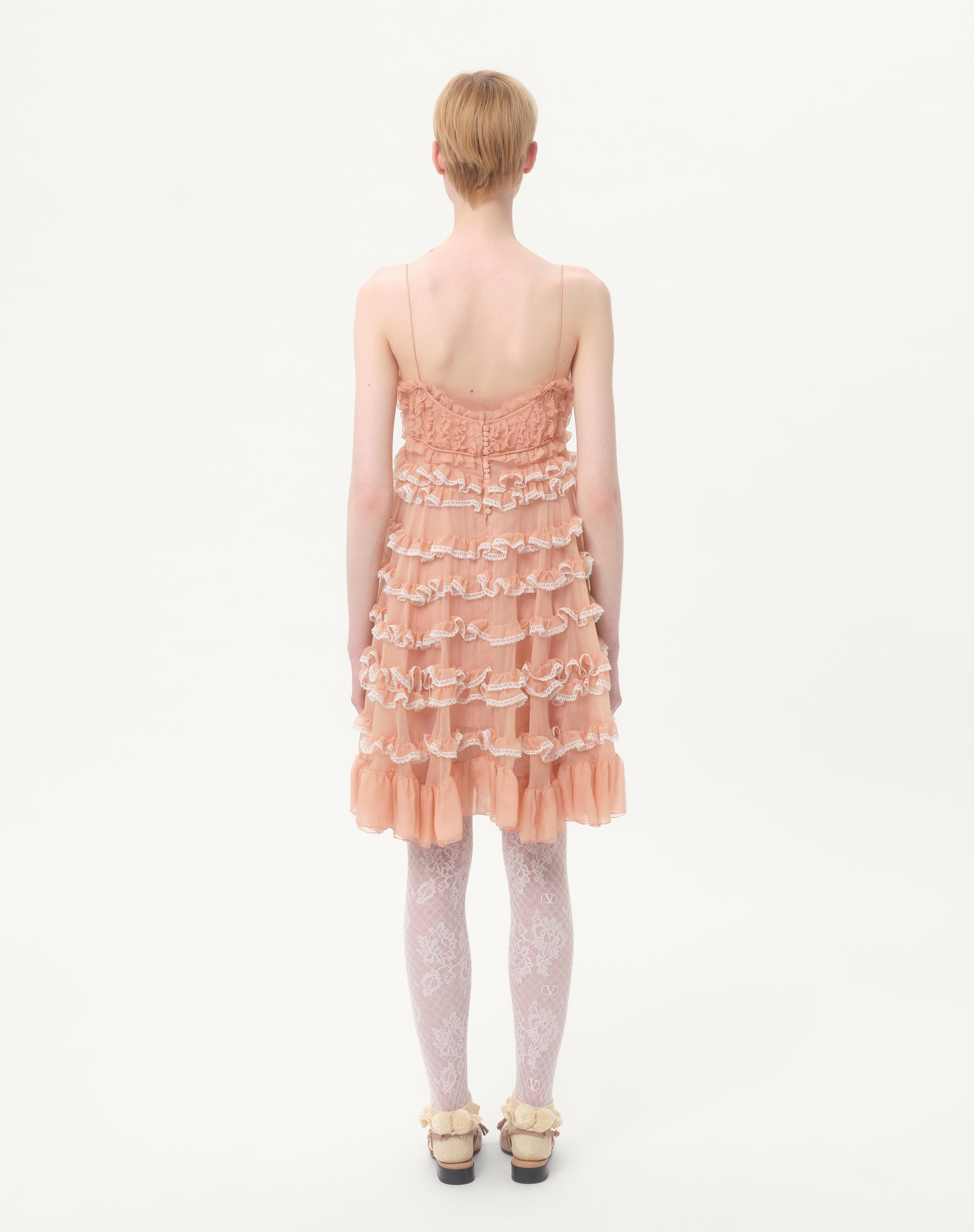 CHIFFON SHORT DRESS - 7