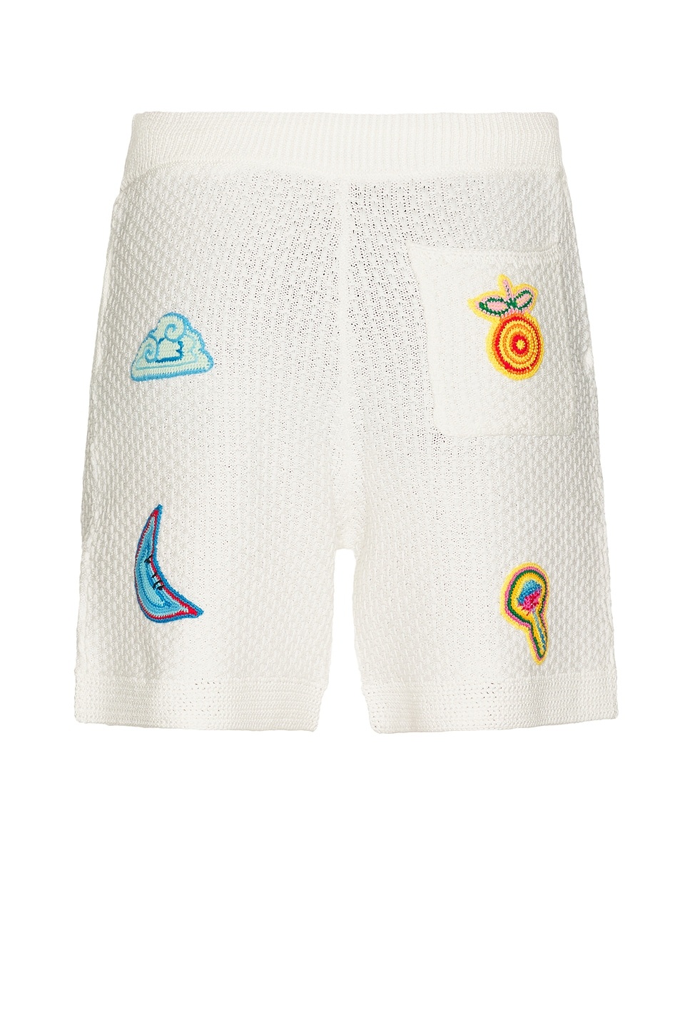 Crochet Shorts With Patches - 2