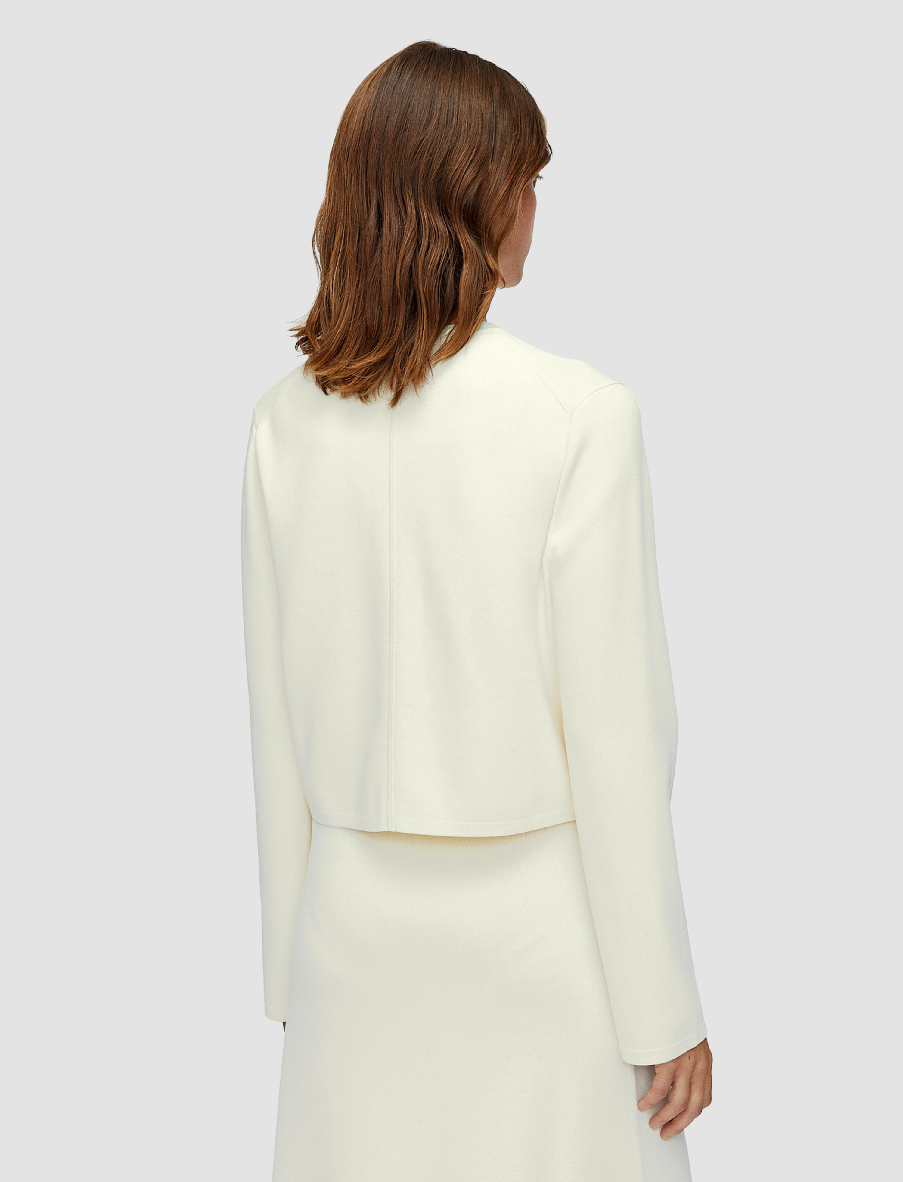 Viscose Knit Stretch Cardigan Jacket - 4