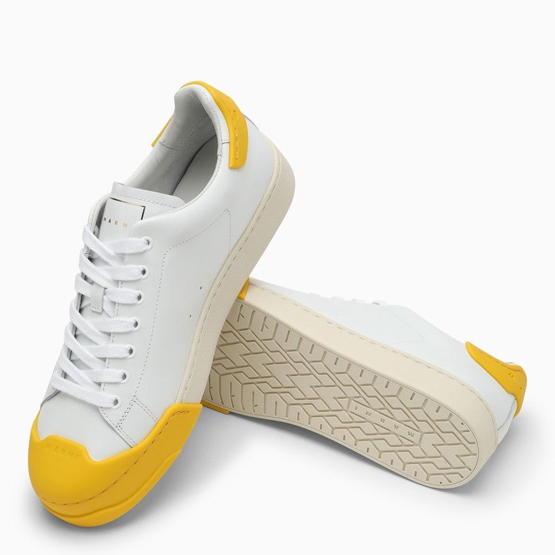 ■MARNI■ DADA BUMPER SNEAKERS WHITE YELLOW SNZU013401P5249Z Marni White & Yellow Dada Bumper Sneakers Marni