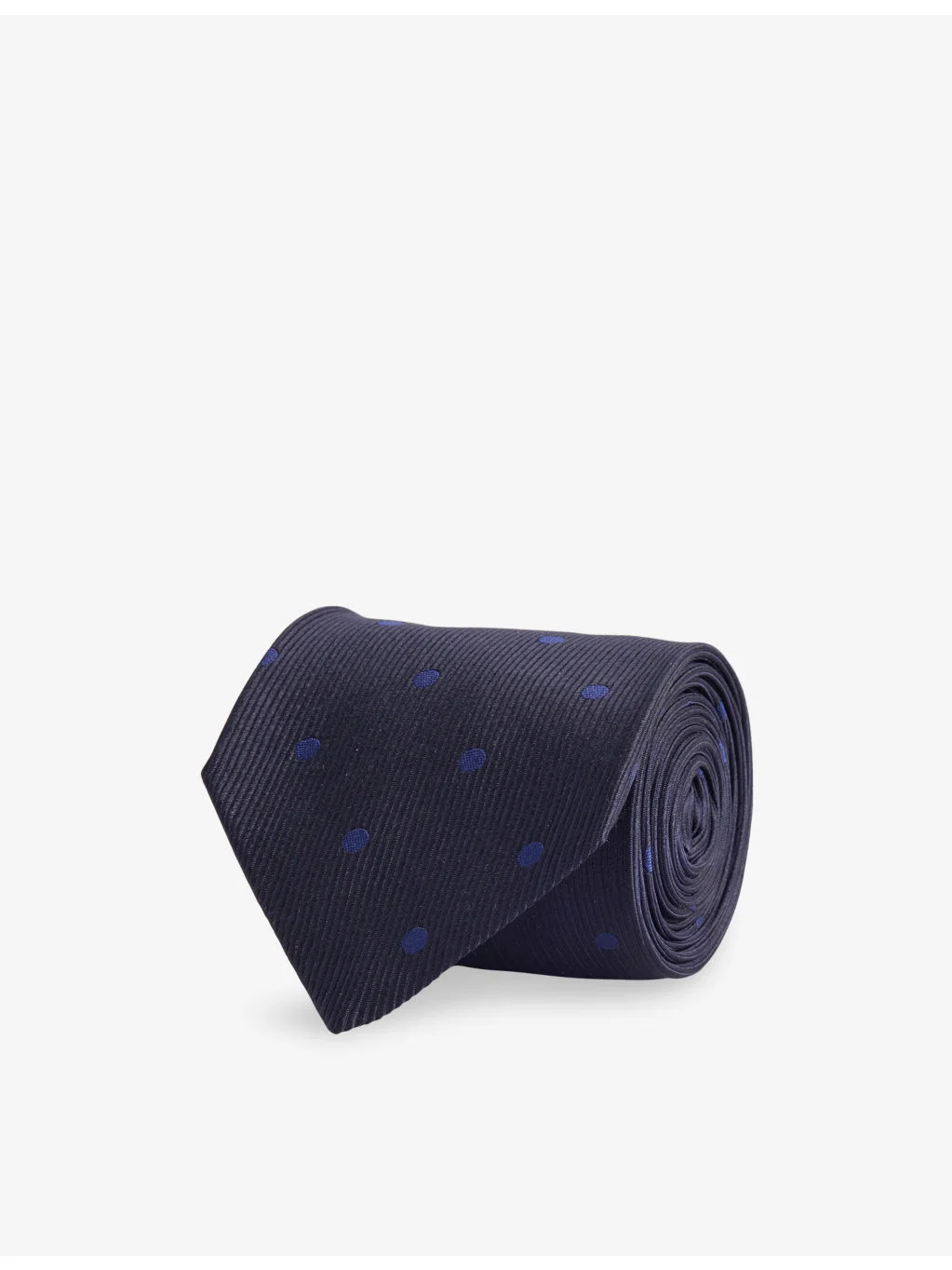 Polka Dot Silk Tie - 1