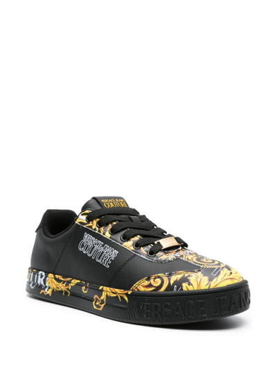 VERSACE JEANS COUTURE Court Baroccoflage-print sneakers outlook