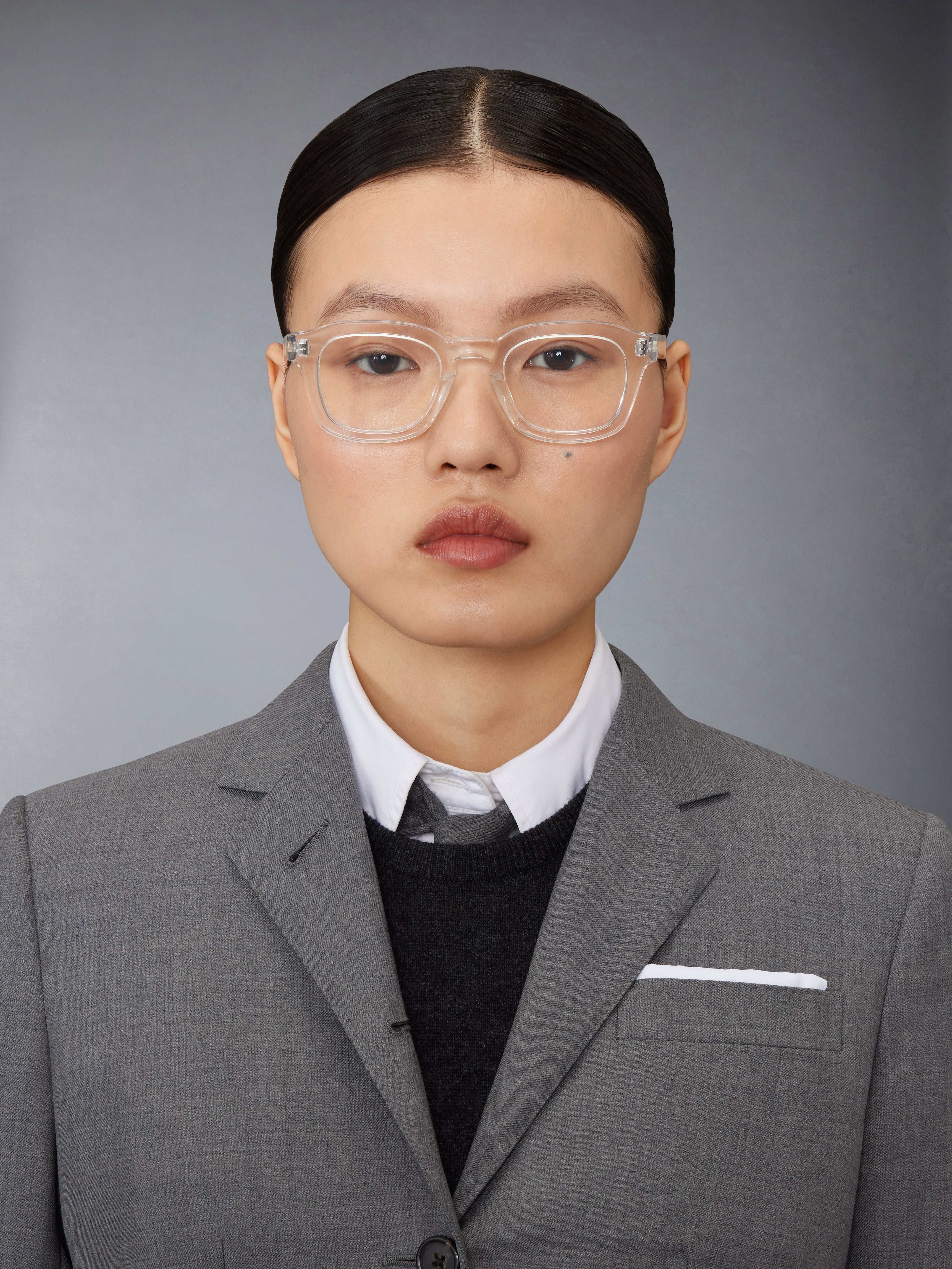 ACETATE RECTANGULAR EYEGLASSES - 2