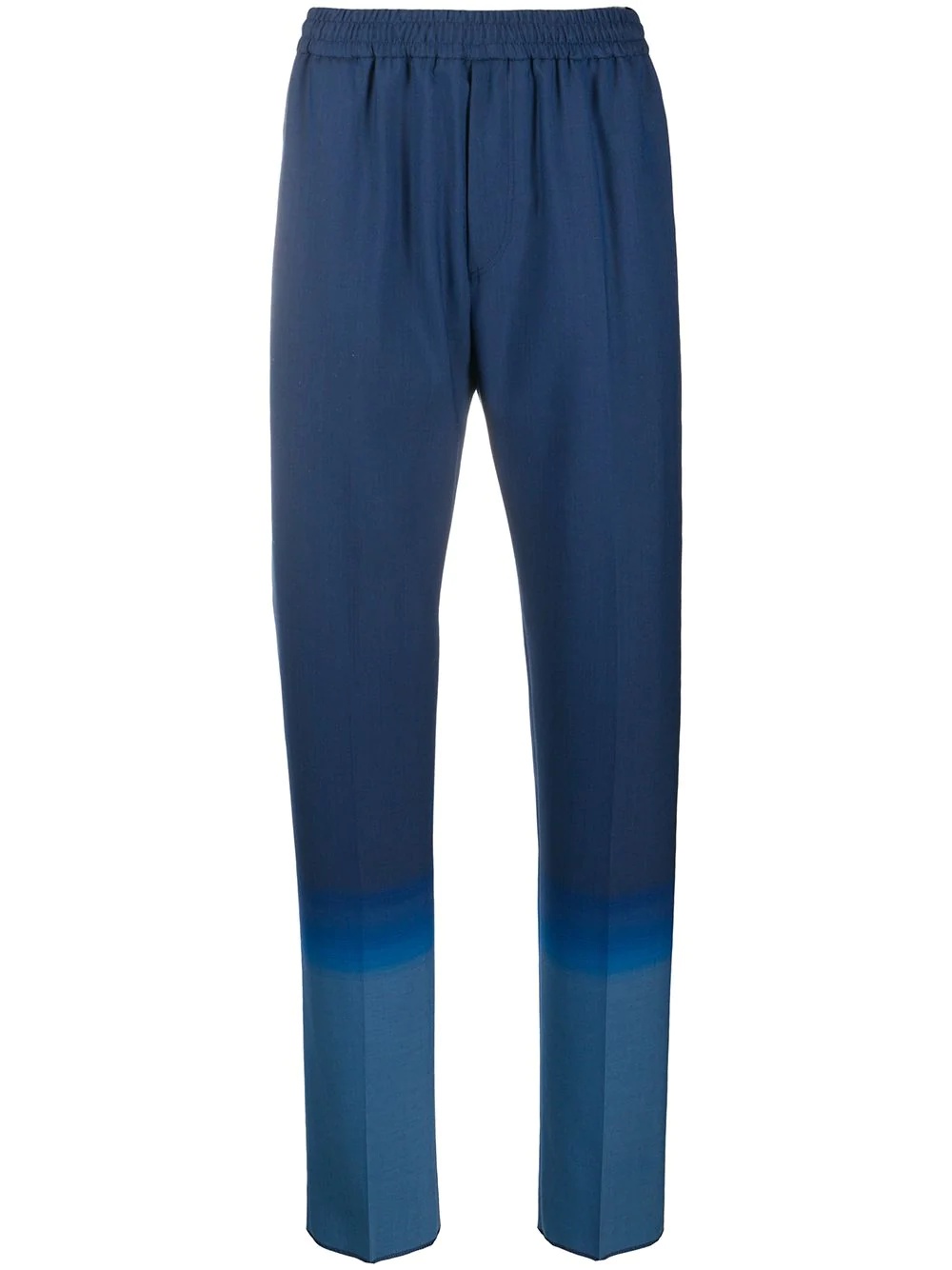 elasticated gradient trousers - 1