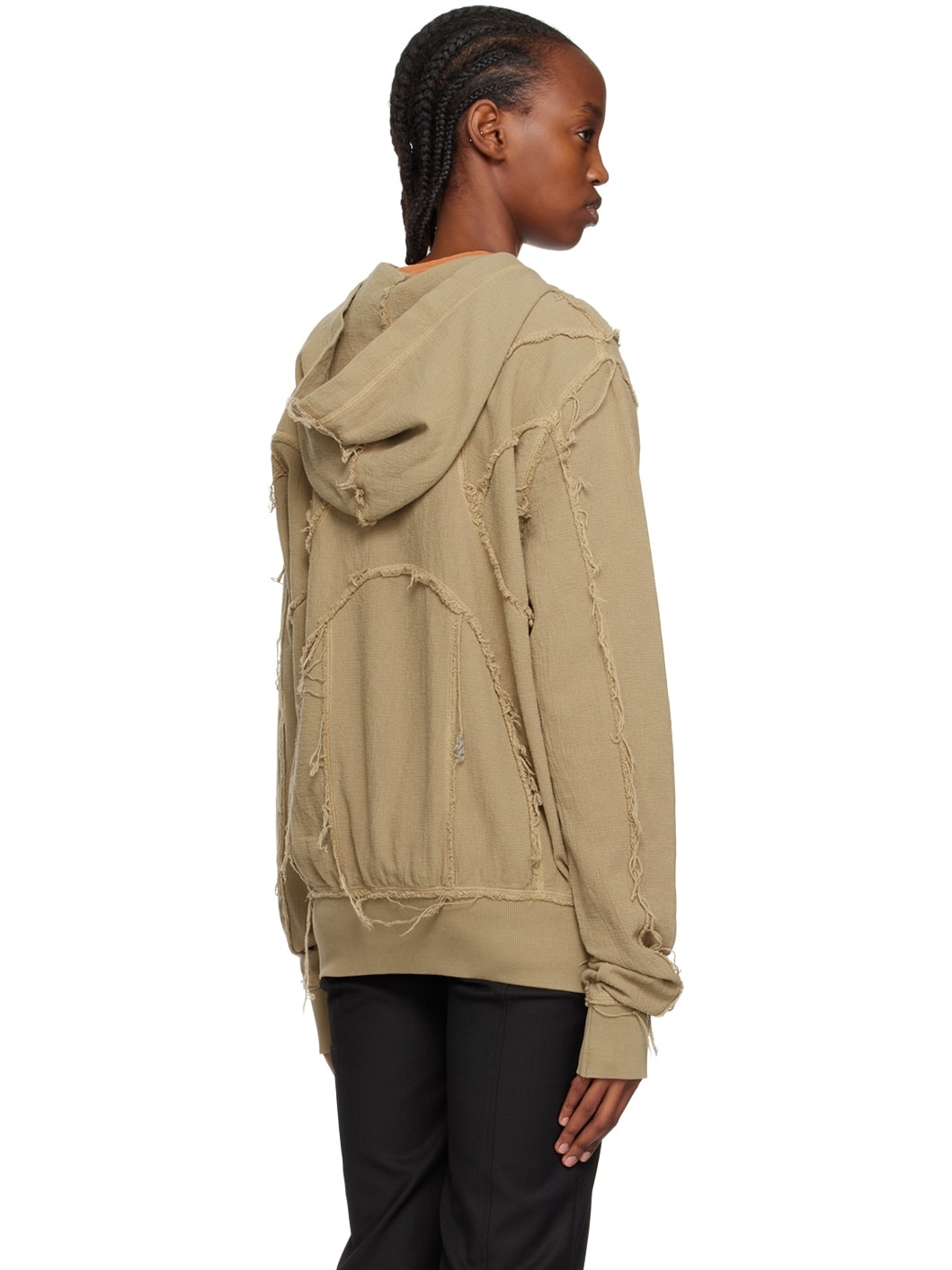 SSENSE Exclusive Beige Hoodie - 3