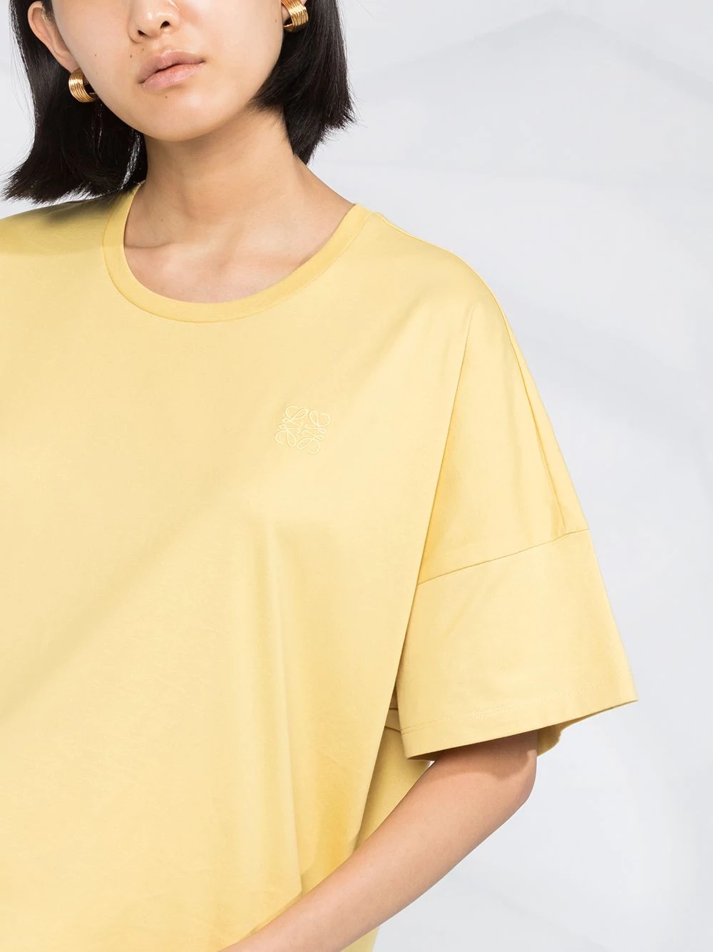 Anagram high-low hem T-shirt - 5