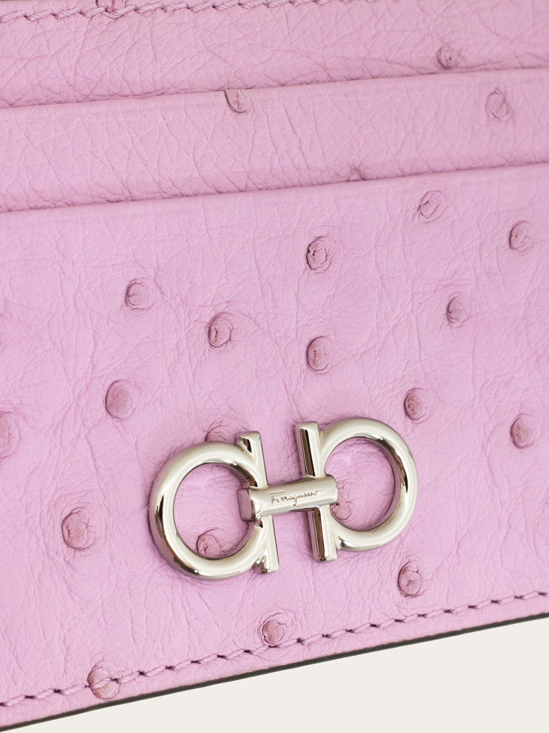 FERRAGAMO Gancini credit card holder outlook