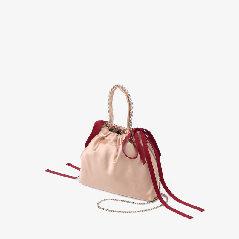 JIMMY CHOO Drawstring Mini Top Handle
Macaron and Ruby Red Satin Mini Shoulder Bag outlook