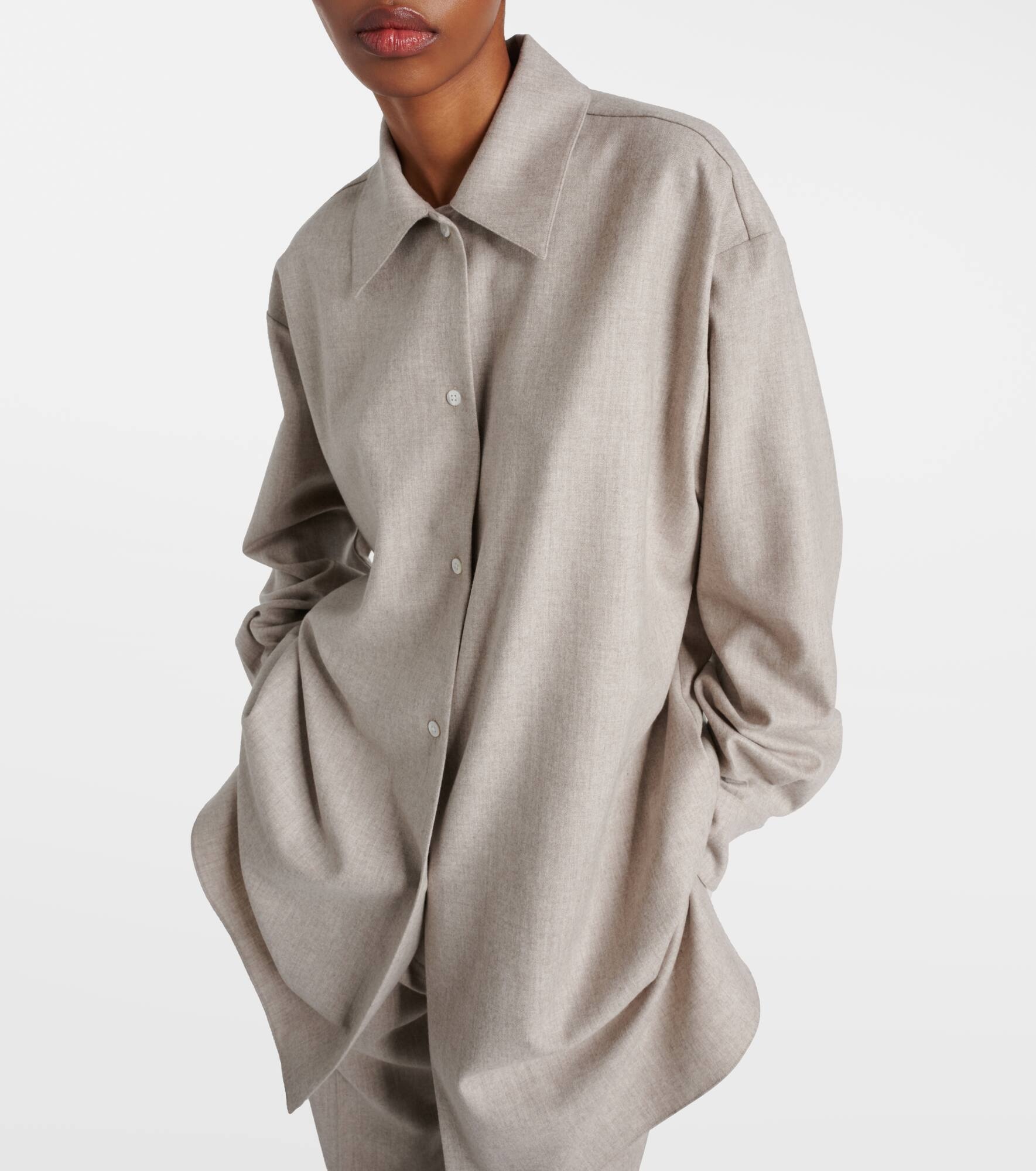 Komako wool and cashmere shirt - 4