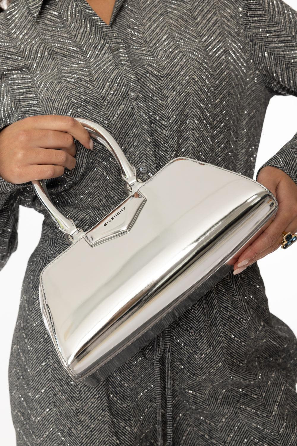 Small Antigona Bag - Light Silvery - 2
