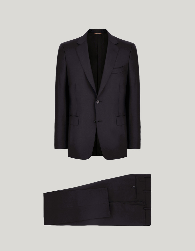 SUIT IN NAVY BLUE WOOL 1