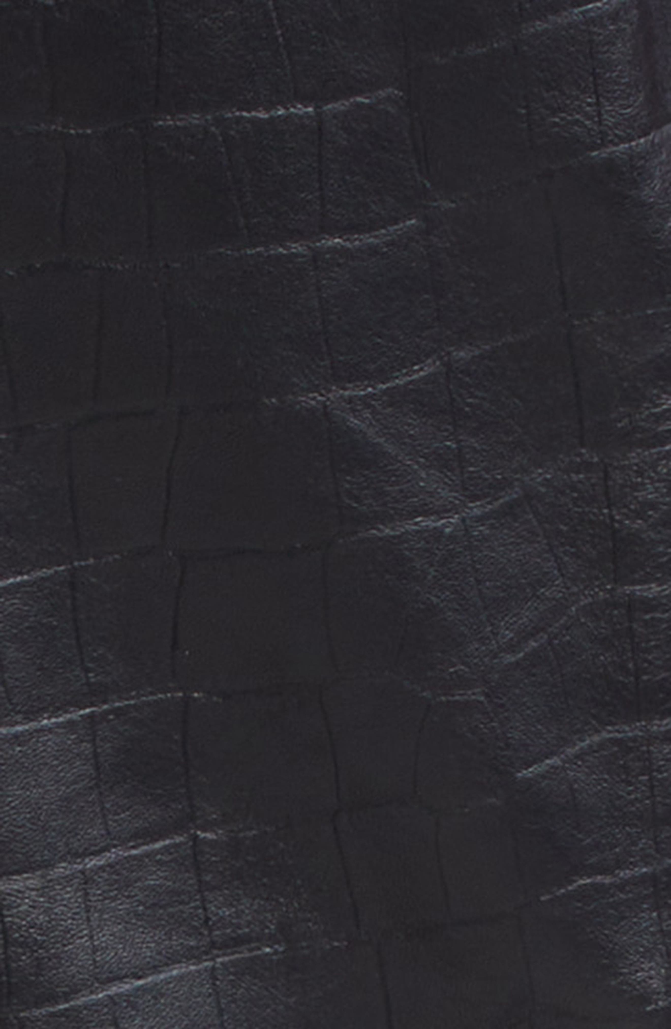 Fear of God Croc Embossed Leather Forum Pants in Black at Nordstrom - 6