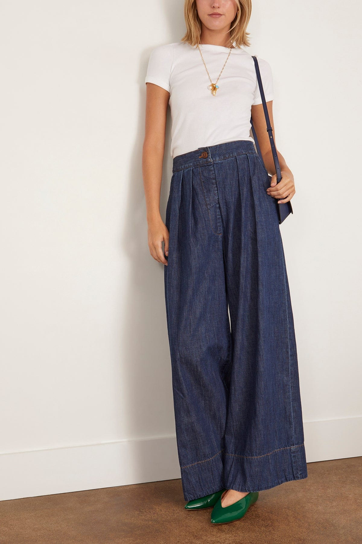 Coxsone Pant in Dark Indigo - 2