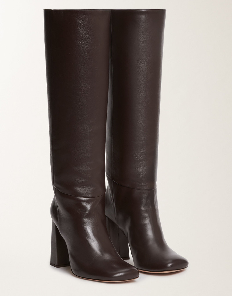 FABIANA FILIPPI Nappa leather heeled high boots outlook