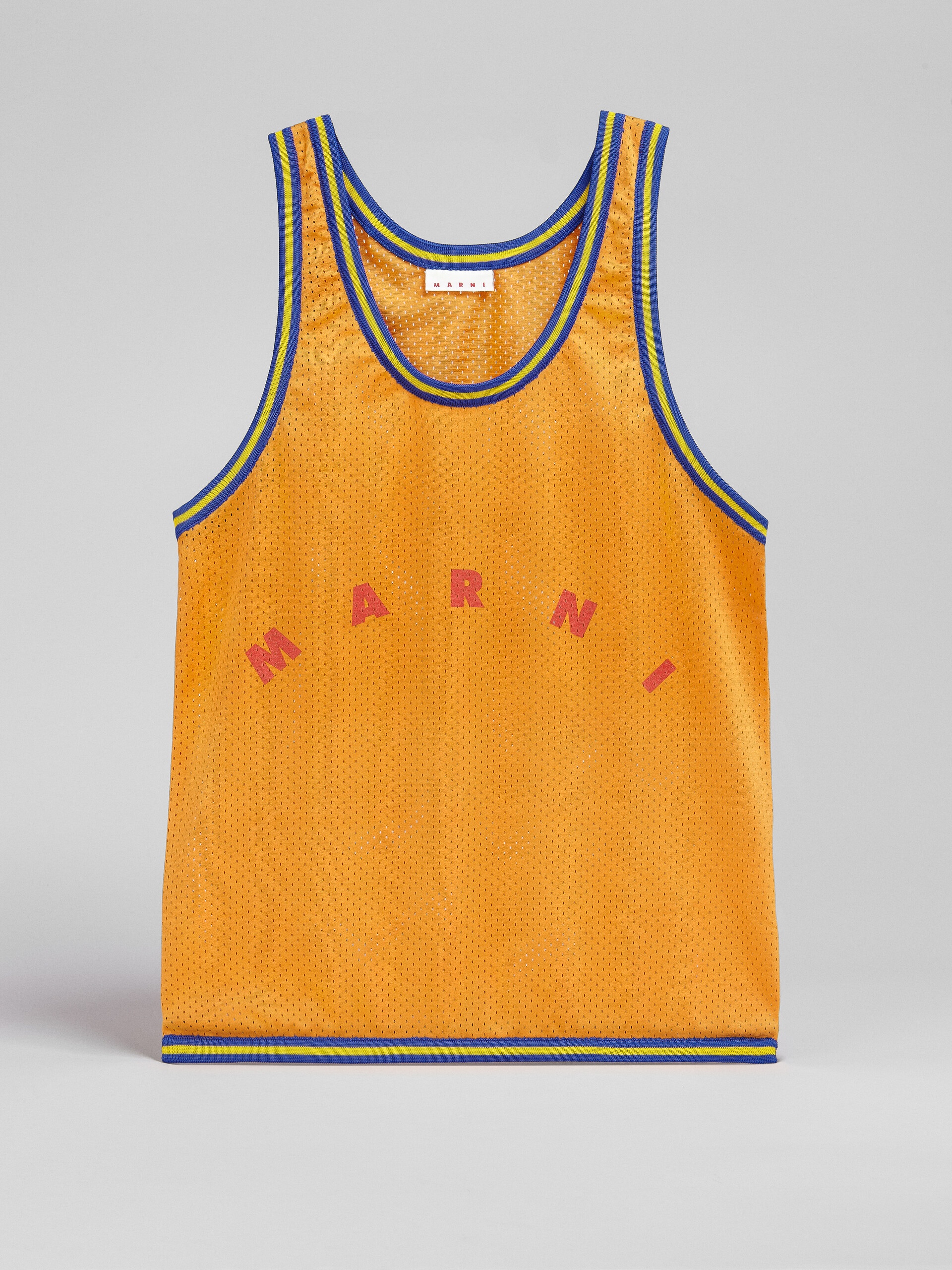 OCHRE BASKET TANK TOP SHOPPING BAG IN TECH FABRIC - 1