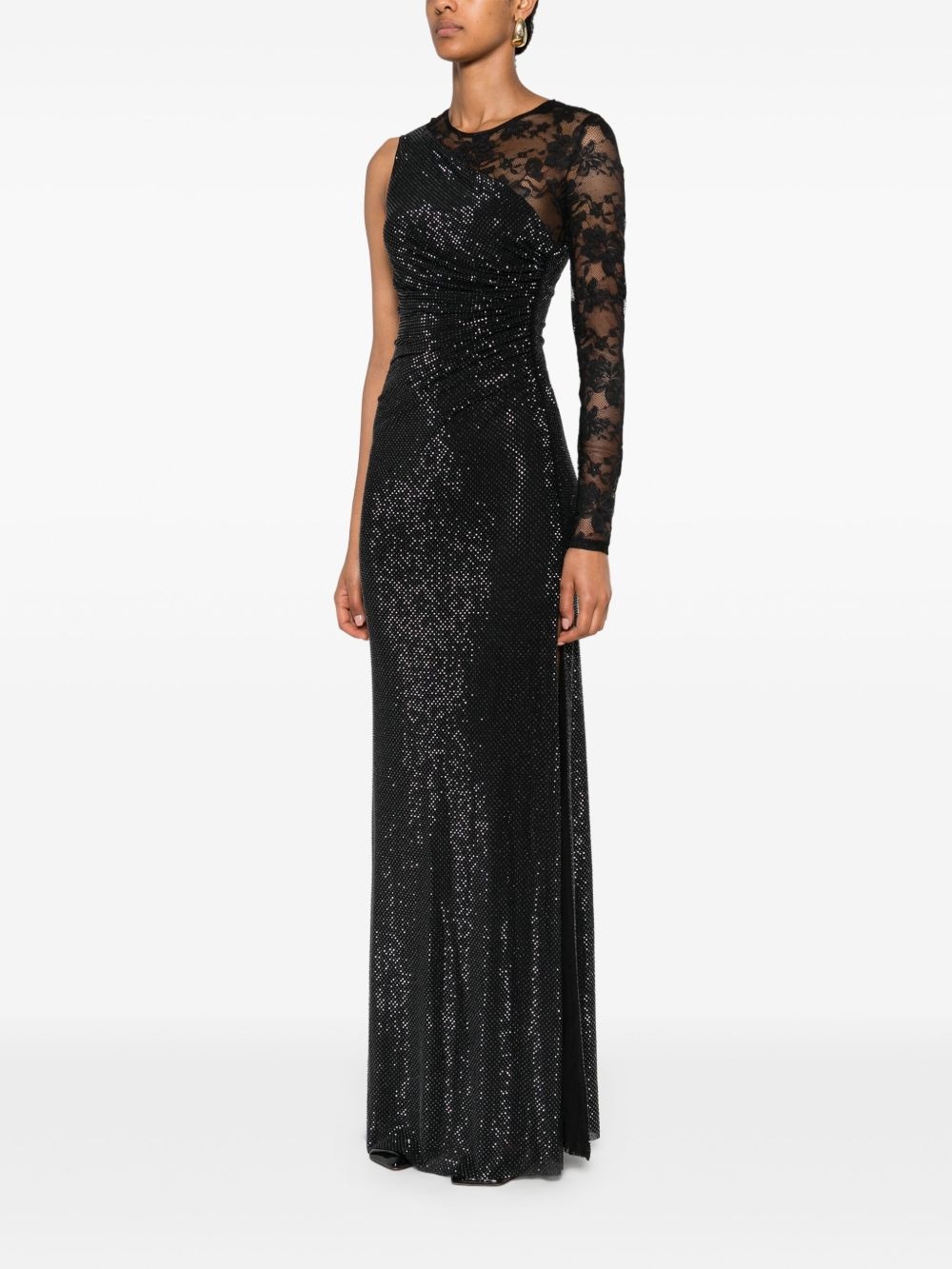 rhinestone-embellished maxi dress - 3