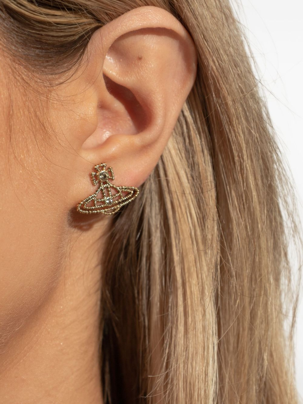 orb-embellished rope earrings - 2