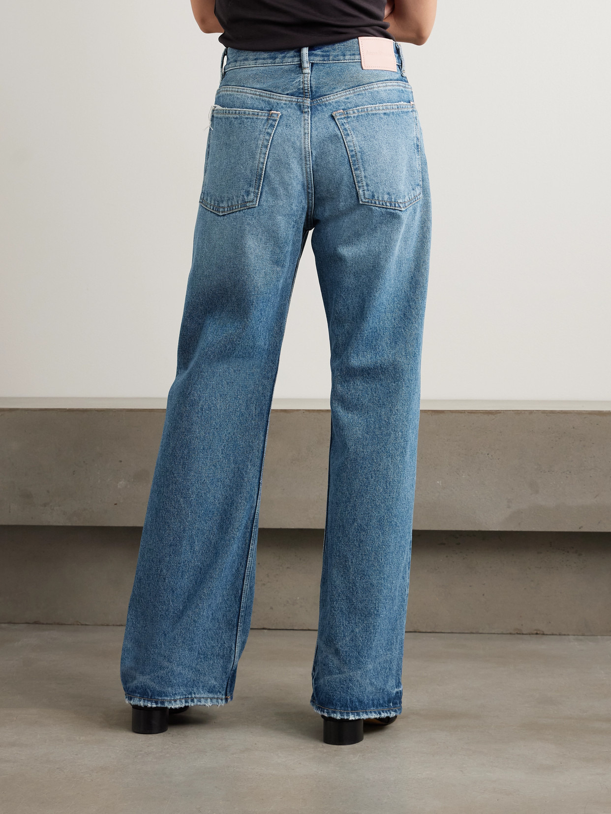 2021 High-rise Wide-leg Organic Jeans - 3