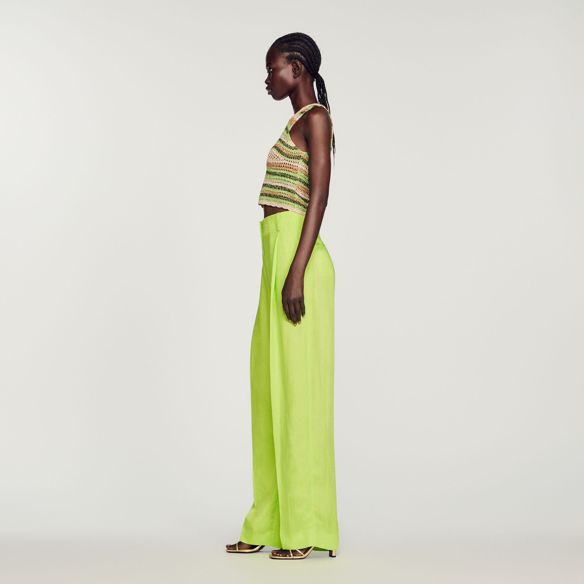 High-waisted pants - 7