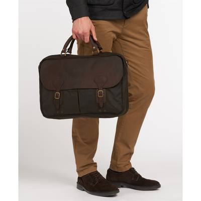 Barbour WAX LEATHER BRIEFCASE outlook