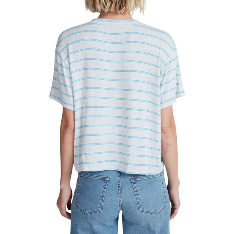 ASKK NY AQUA STRIPE BOY TEE outlook