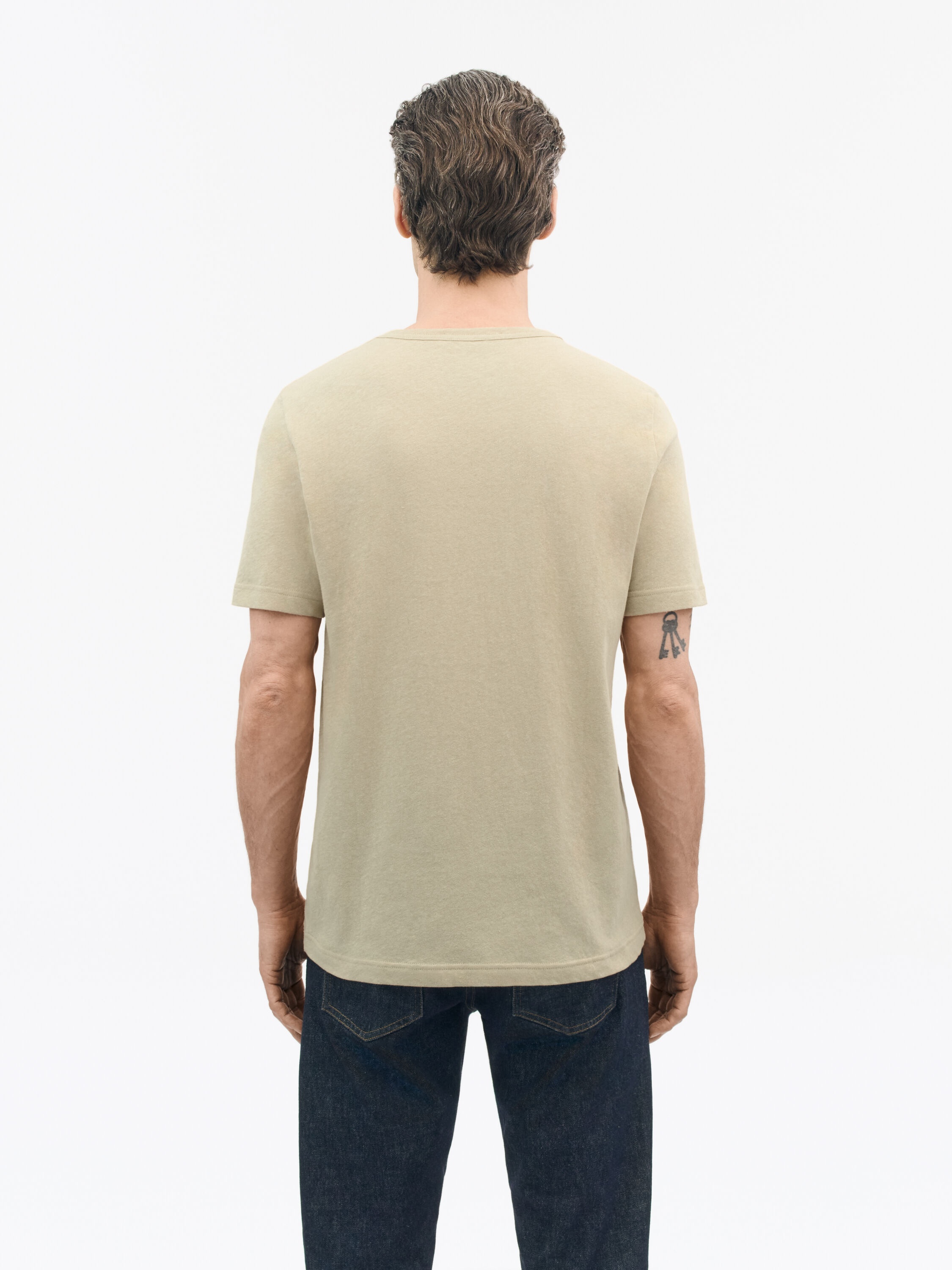 Olaf L Linen Blend T-Shirt - 4
