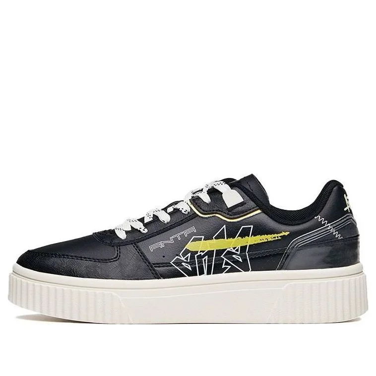 (WMNS) ANTA Life Series Sneakers 'Graffiti Black Yellow' 122028064-2 - 1