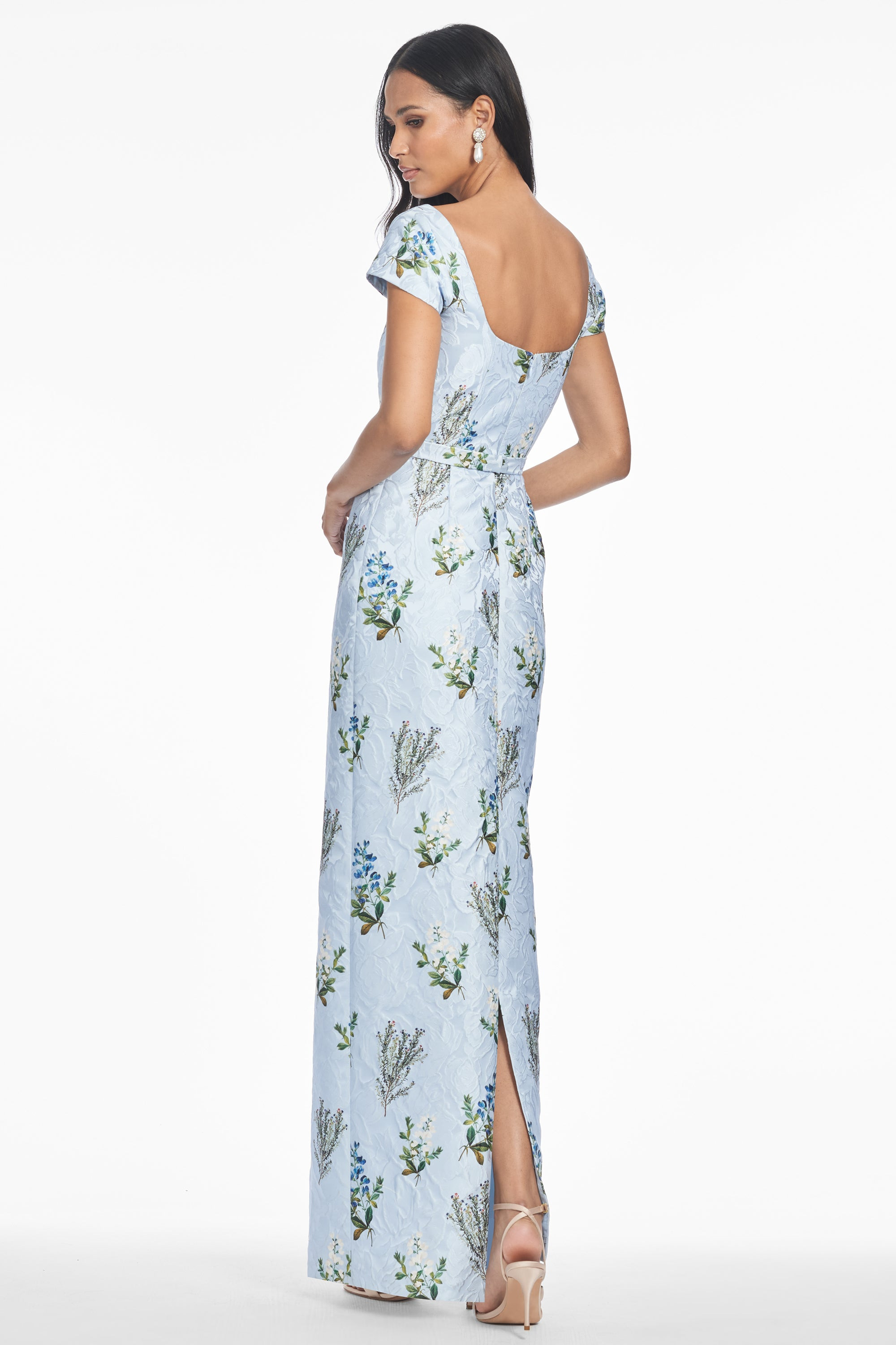 GRACE GOWN - CLOUD BLUE PANICLE - 3