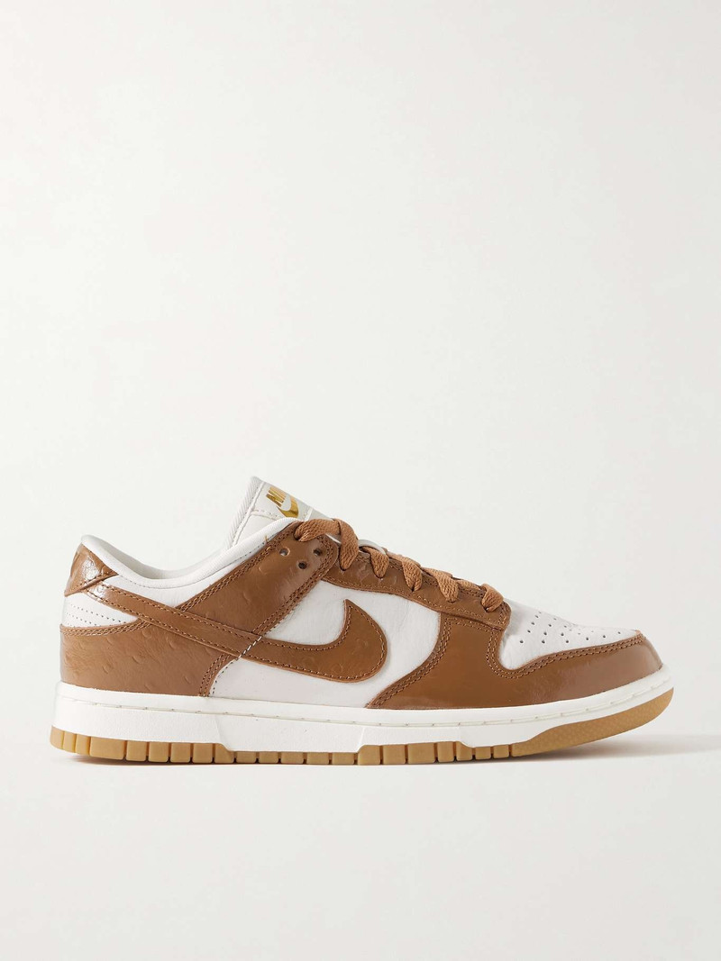 Dunk Low LX NBHD smooth and textured-leather sneakers - 1