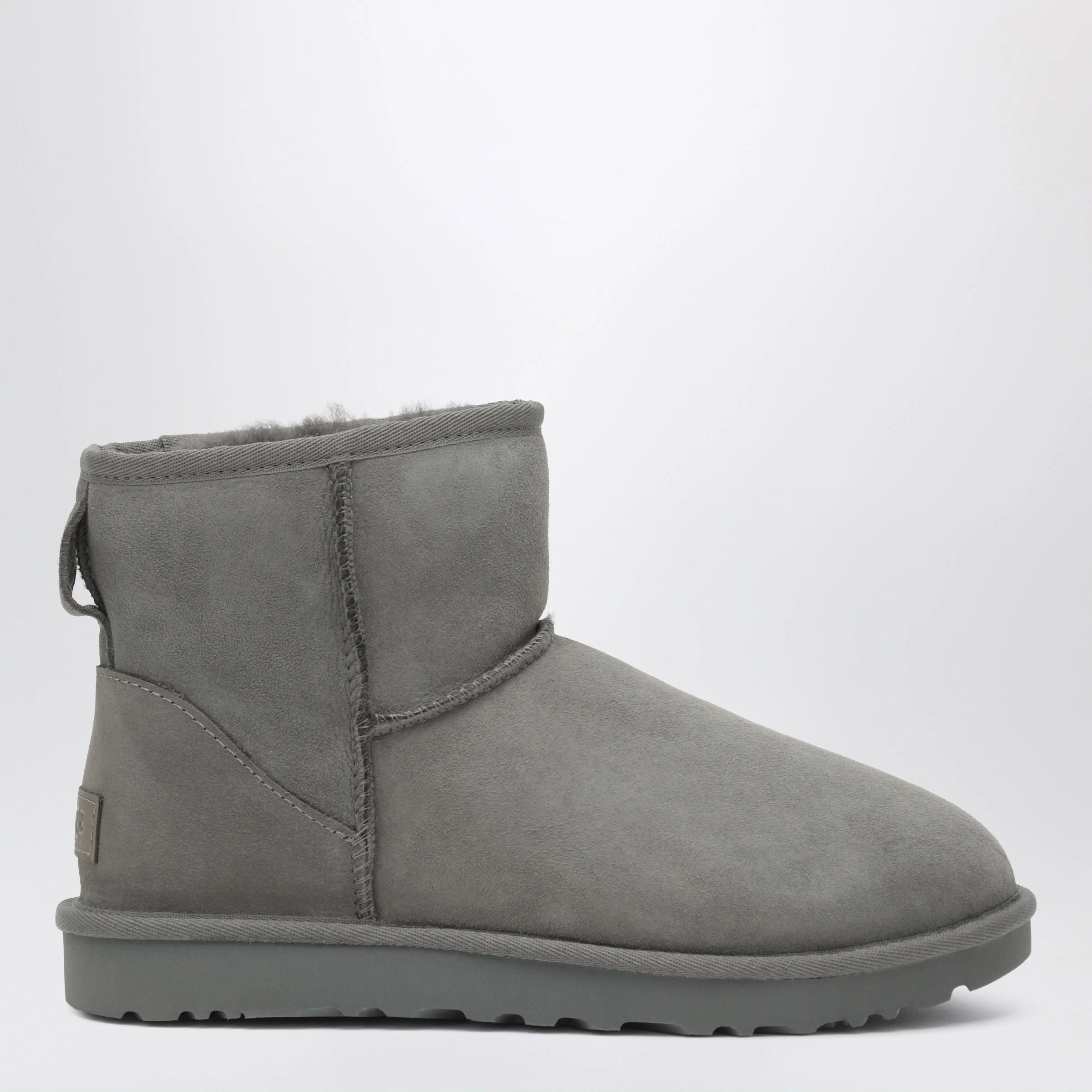 Classic Mini II grey sheepskin boots - 1