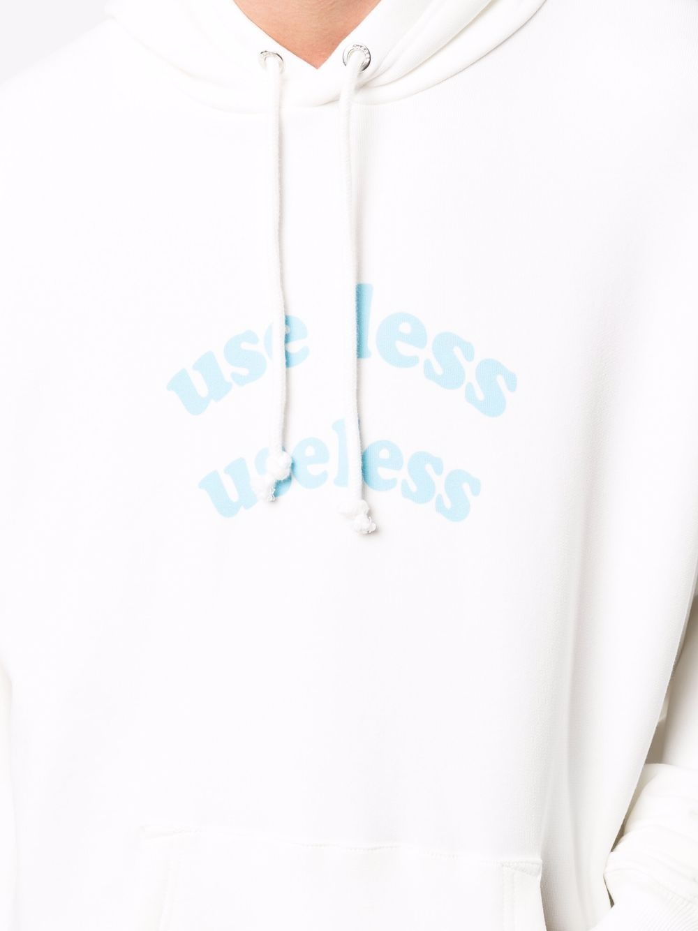 slogan-print pullover hoodie - 5