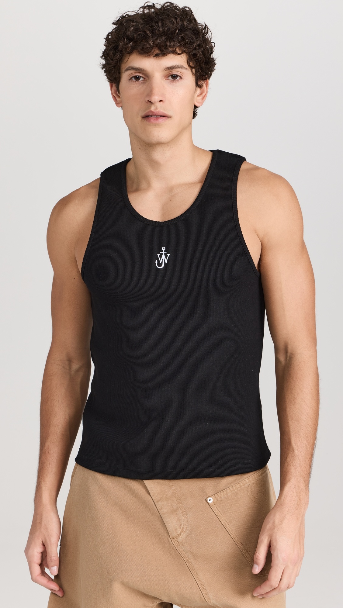 Anchor Embroidery Tank Top - 6