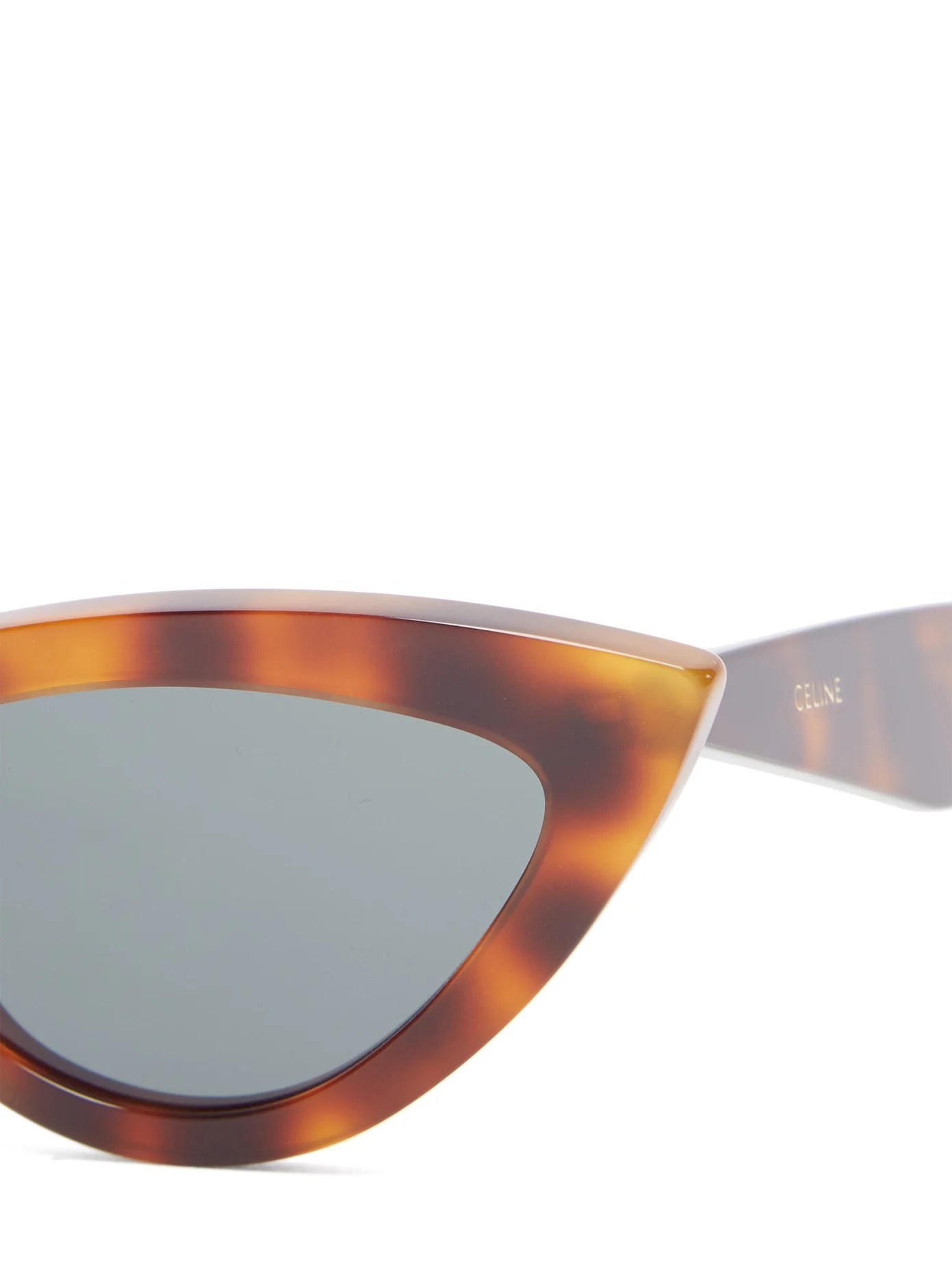 Cat-eye tortoiseshell acetate sunglasses - 5