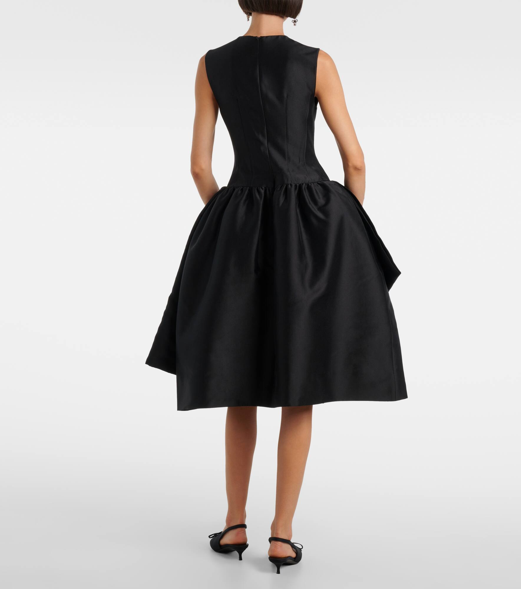 Bow-detail midi dress - 3