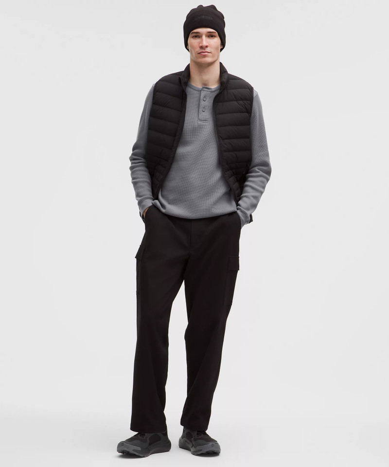 lululemon Cotton-Blend Waffle Knit Long-Sleeve Henley outlook