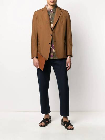 Valentino single-breasted notched lapel blazer outlook