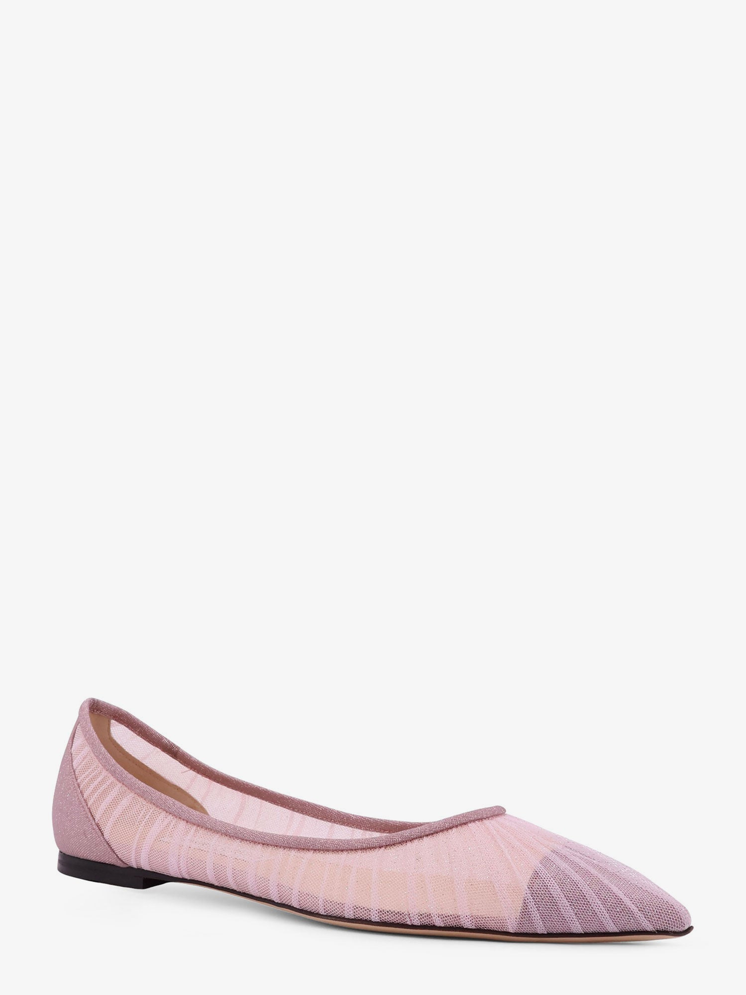 Love Flat Glittered Tulle Ballerinas - 2