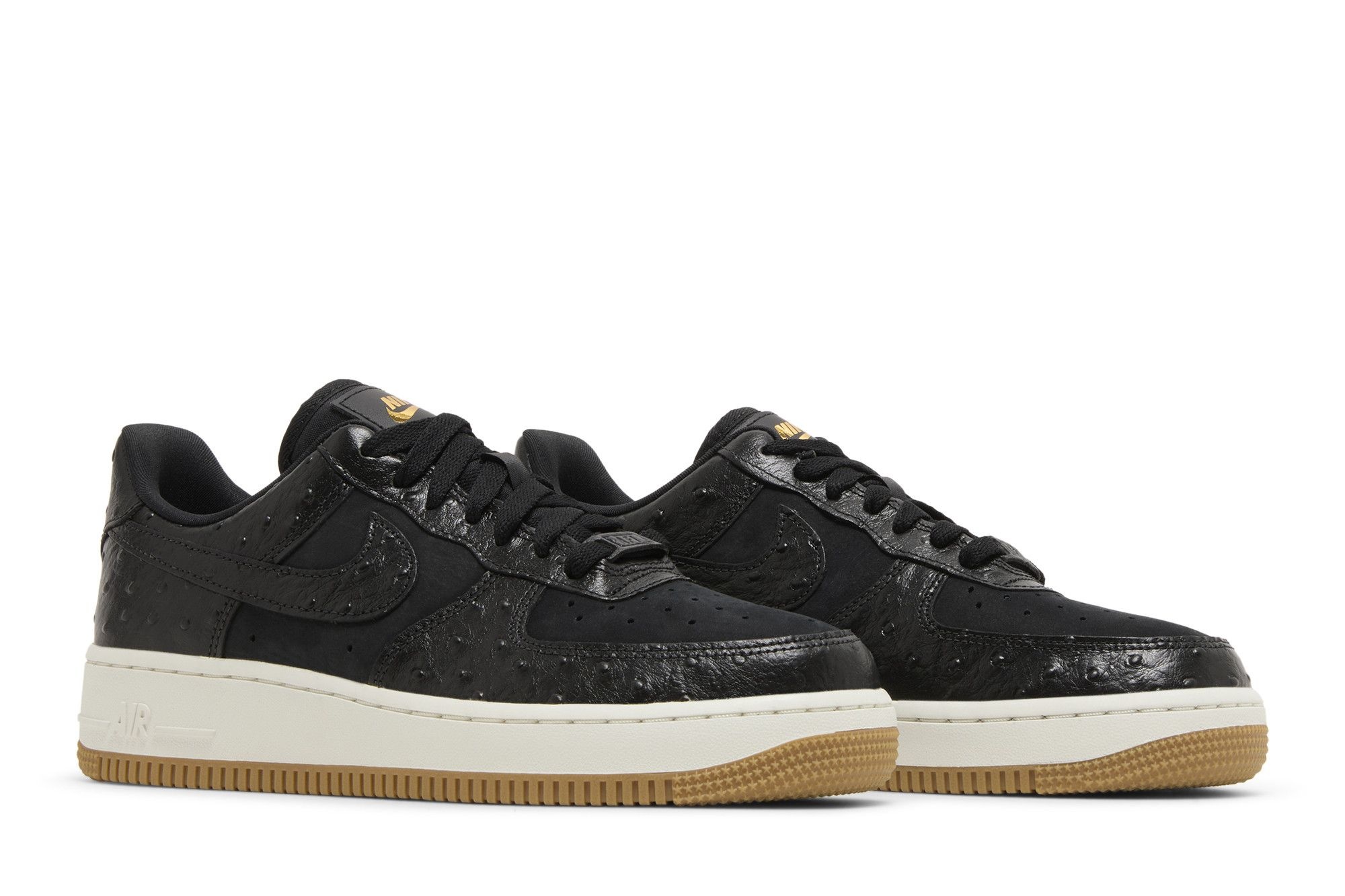 Wmns Air Force 1 '07 LX 'Black Ostrich' - 8
