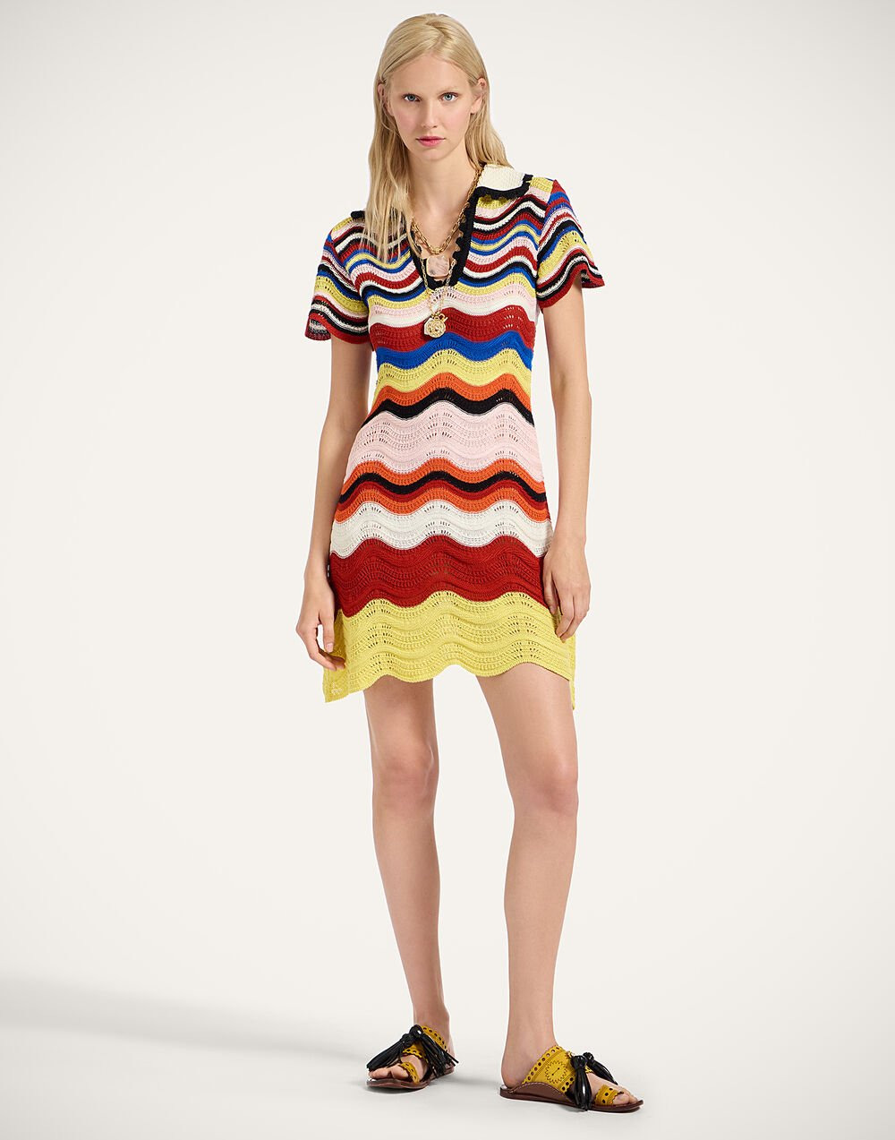 Chevron Mini Dress - 2