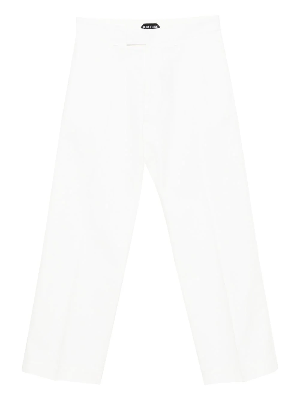 cotton wide-leg trousers - 1
