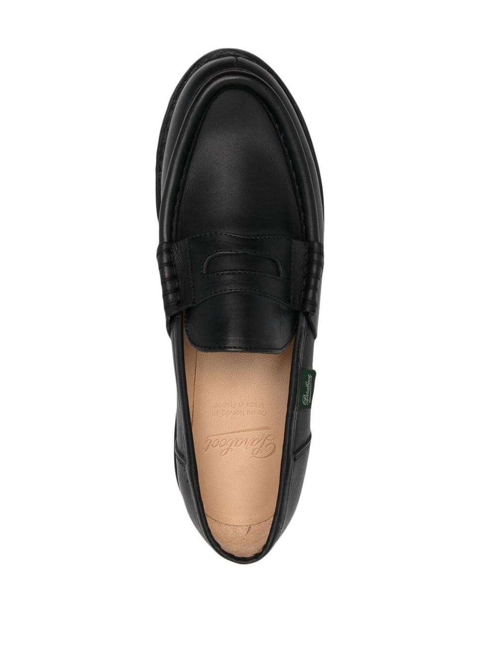 Orsay leather moccassin loafers - 4