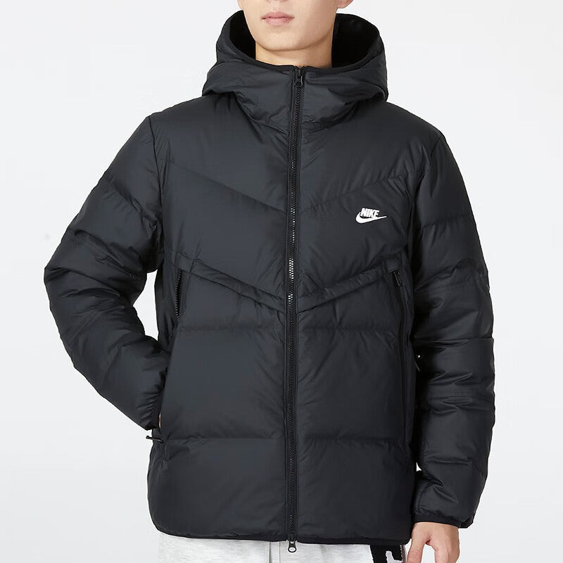 Nike hooded puffer jacket 'Black' DV1132-010 - 3