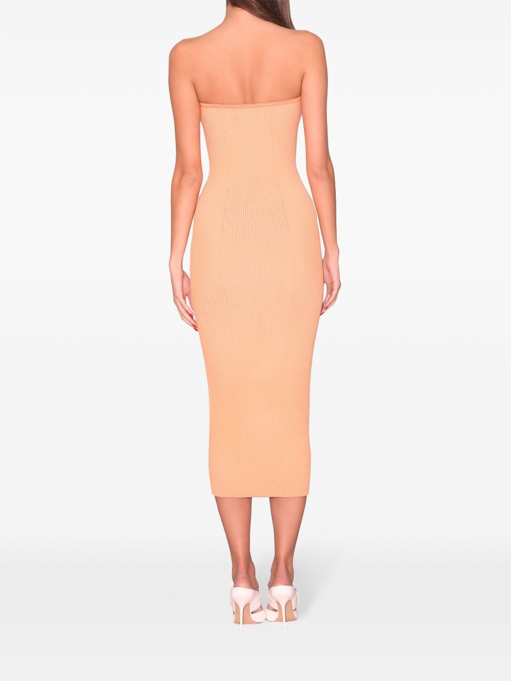 ribbed-knit tube dress - 4