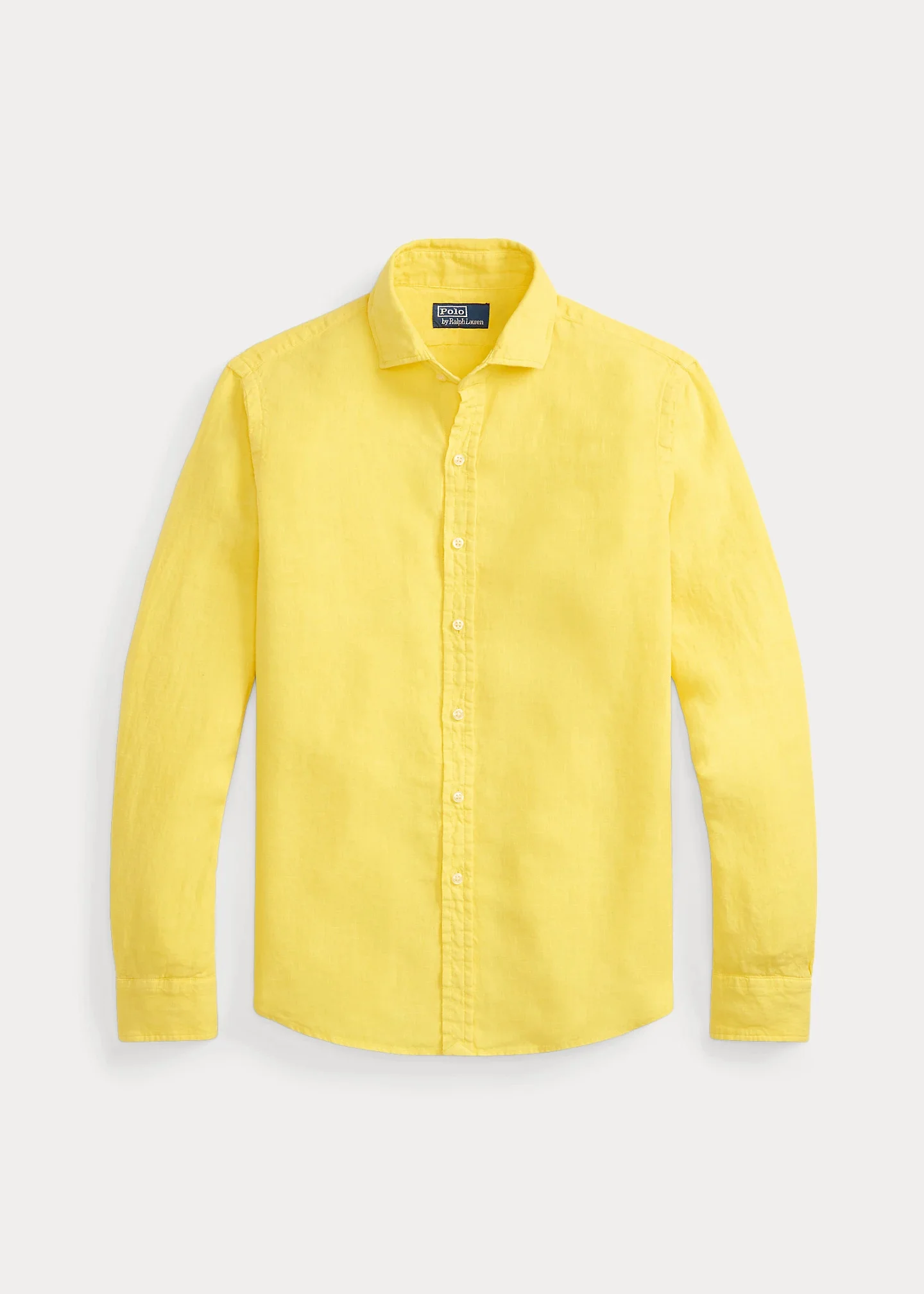 Classic Fit Slub Linen Shirt - 1