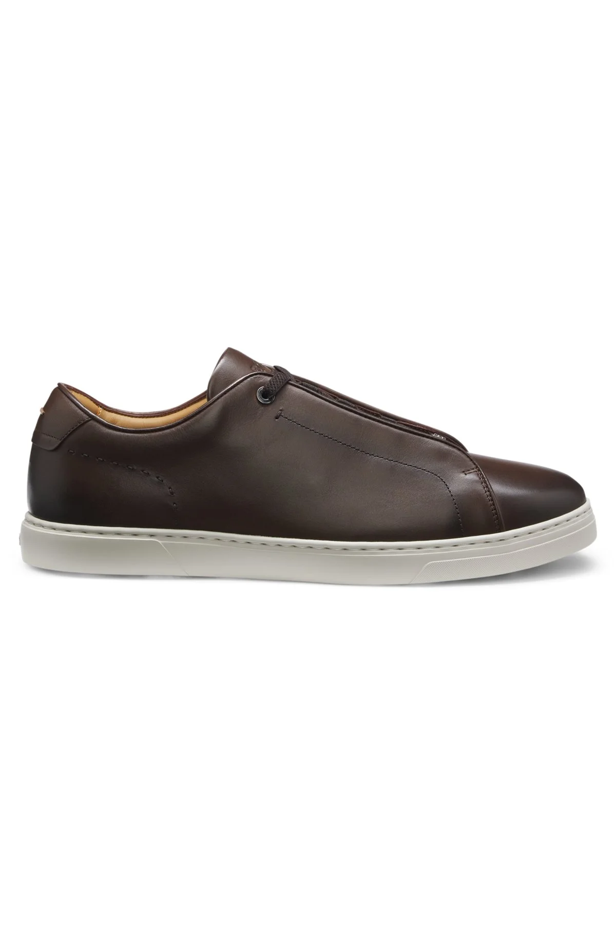 GARY SNEAKERS IN BRUSHED LEATHER - 1