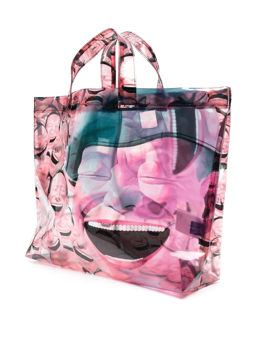 face-print tote bag - 3