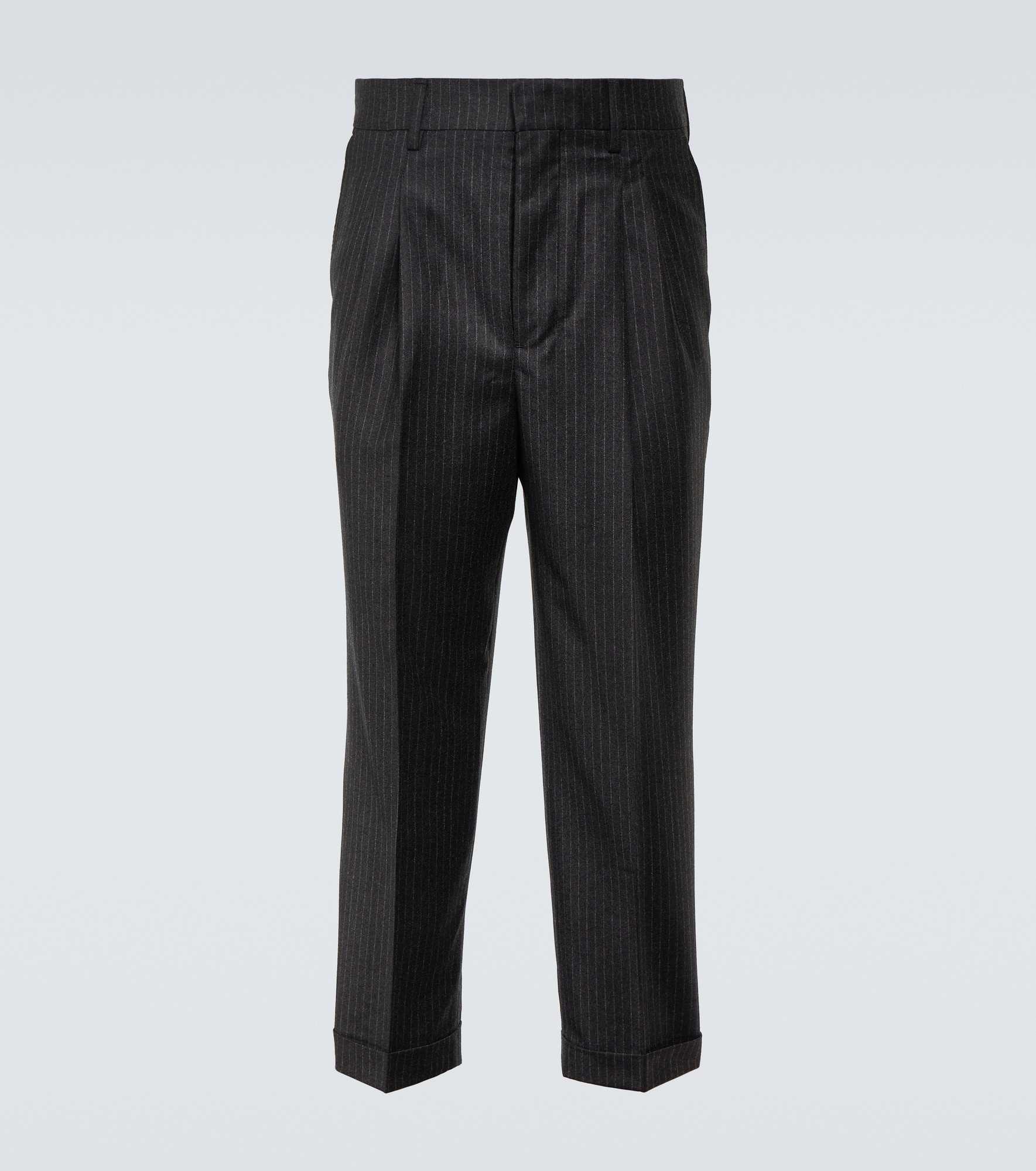 Wool tapered pants - 1